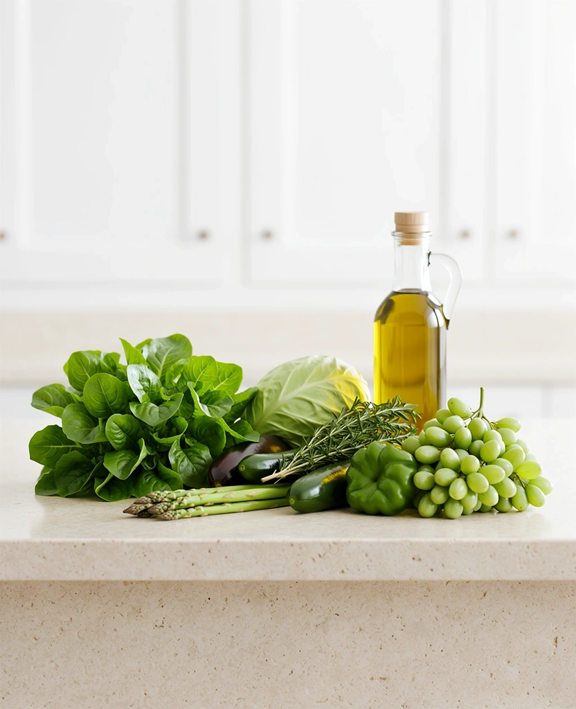 Ingredienti naturali freschi